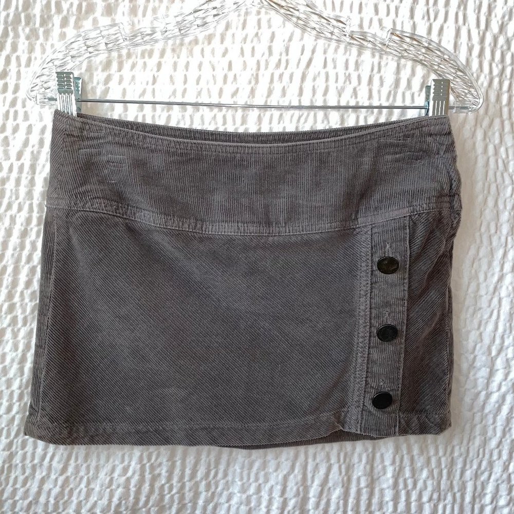 Grey Mini Skirt || Size 25